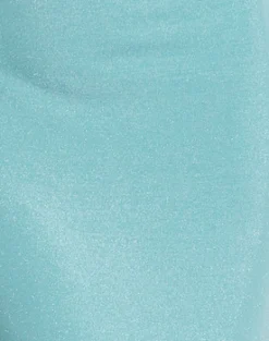 Blue Lurex Draped Halter Neck Maxi Dress