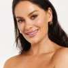 Circling Bliss Hoops Gold Earrings
