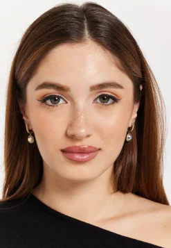 Elegant Rectangle Crystal Drop Earrings
