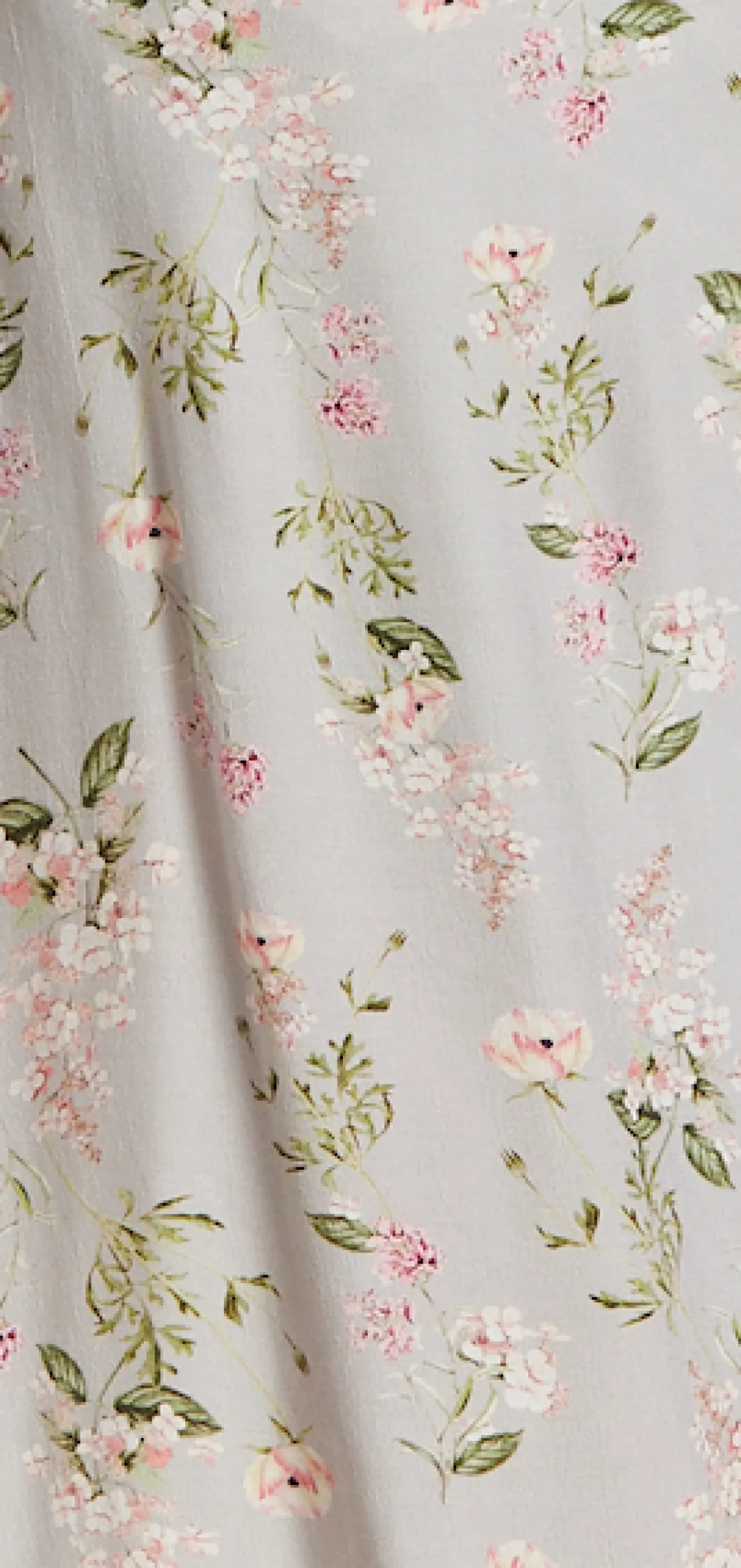 Floral Print Kimono Sleeve Wrap Maxi Dress