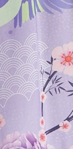 Lilac Floral Off Shoulder Maxi Dress