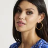 Liquorish Gold Hoop Earrings