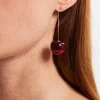 Liquorish Plain Cherry Drop Style Earrings