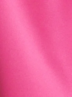 Pink Satin Kimono Sleeve Maxi Wrap Dress