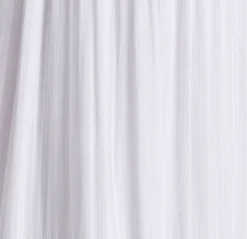 White Lace Maxi Dress with Flared Sleeves