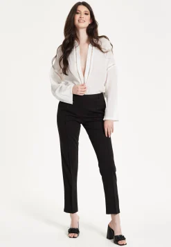 White Sheer Relaxed Fit Shirt