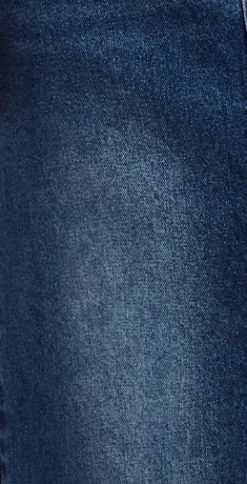 Women's Blue Wrap Front Maxi Denim Skirt with Slit Detail and Belt Loops - 100% Cotton by Liquorish