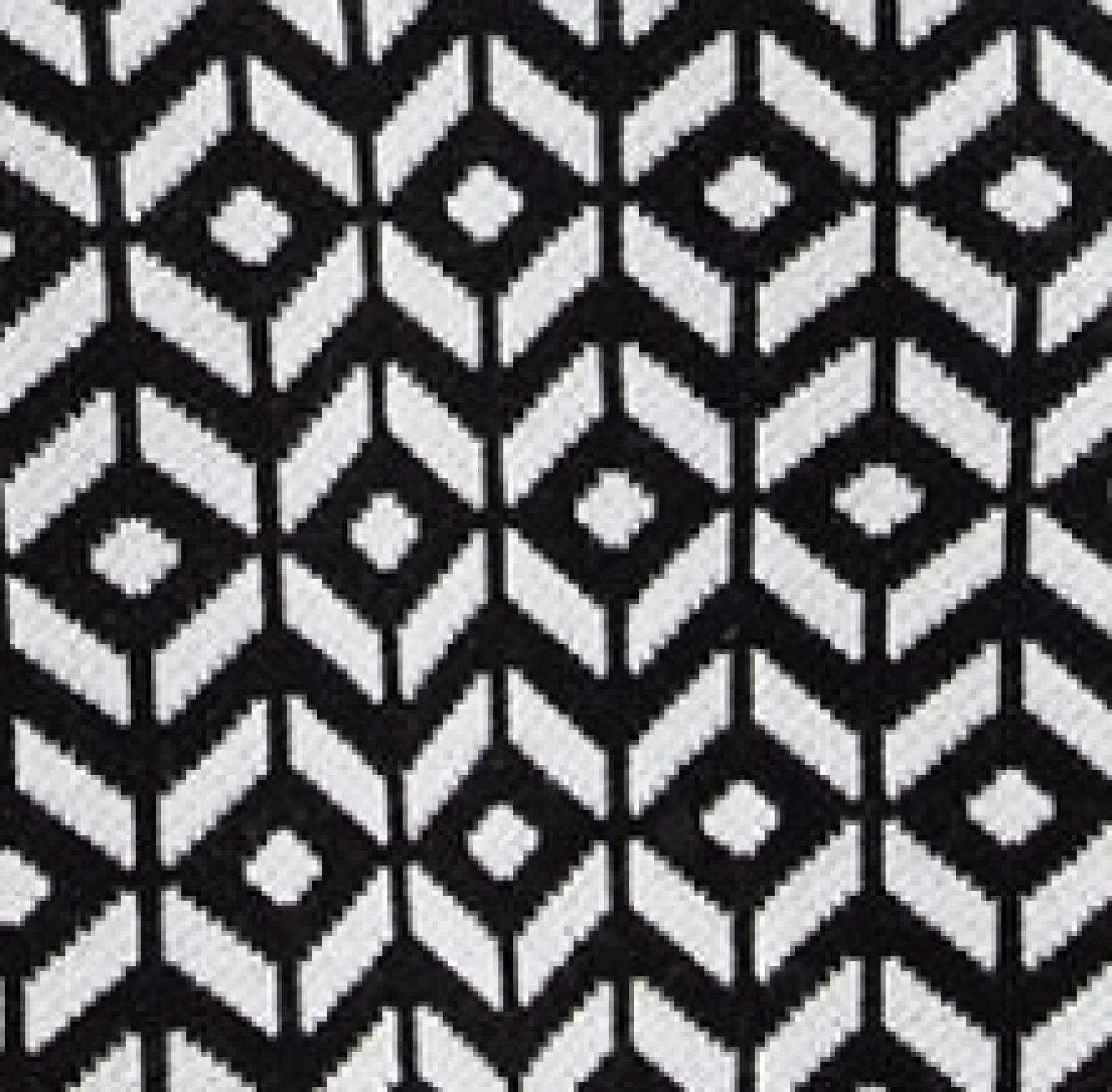 Women's Cardigan in Black and White with Long Sleeves, Unique Geometric Pattern, Stylish Fit - Liquorish