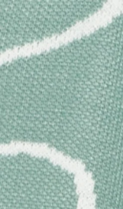 Women's Green & White Heart Pattern Cardigan with Long Sleeves, Cozy Fit - Liquorish