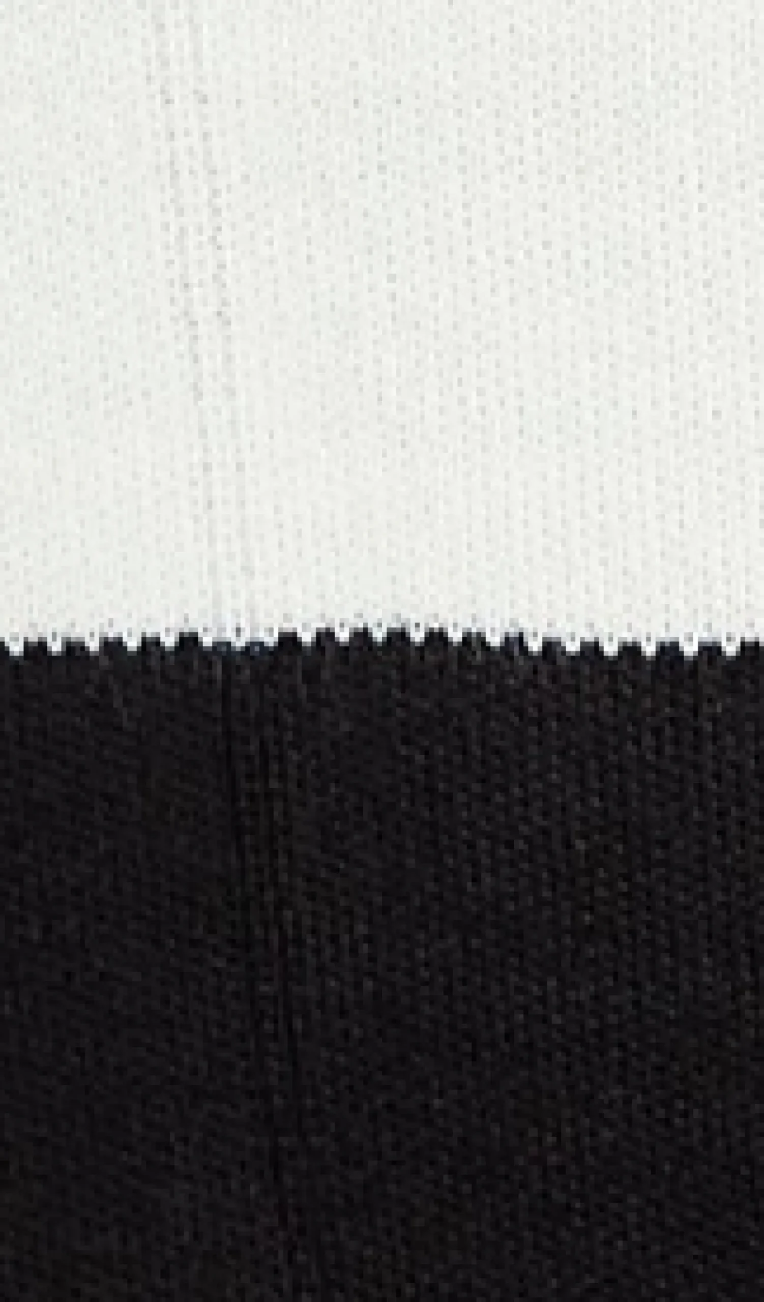 Women's Jumper with Full-Length Sleeves in Black & White - Cozy Roll Neck Design by Liquorish