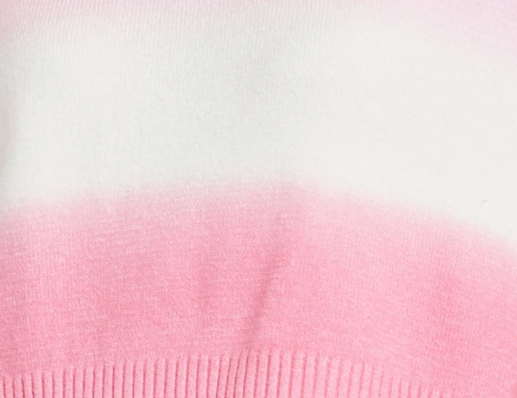 Women's Jumper with Long Sleeves in Chic Pink and White Ombre Design - Perfectly Stylish and Comfortable