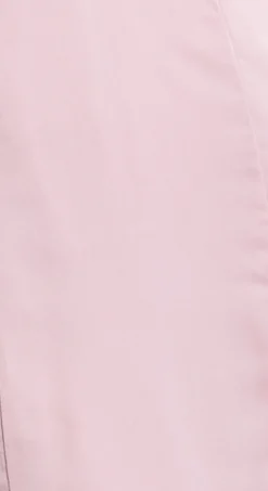 Women's Maxi Dress in Light Pink with Long Sleeve Slits - Elegant Design by Liquorish