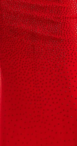 Women’s Maxi Dress in Red with Sleeveless Design and Open Back Detail, Perfectly Dazzling - Liquorish