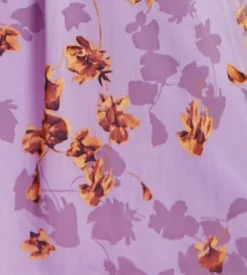 Women’s Maxi Dress, Purple Floral Print, Halter Neck Design, Cut-Out Front, Open Back, Sleeveless, Elegant and Flowy