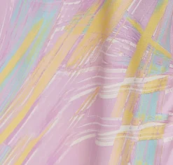 Women's Maxi Dress with High Neck and Front Slit in Lilac - Floaty Sleeveless Style by Liquorish