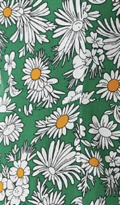 Women's Midi Dress in Floral Print with Short Sleeves and Cut Out Back - Liquorish