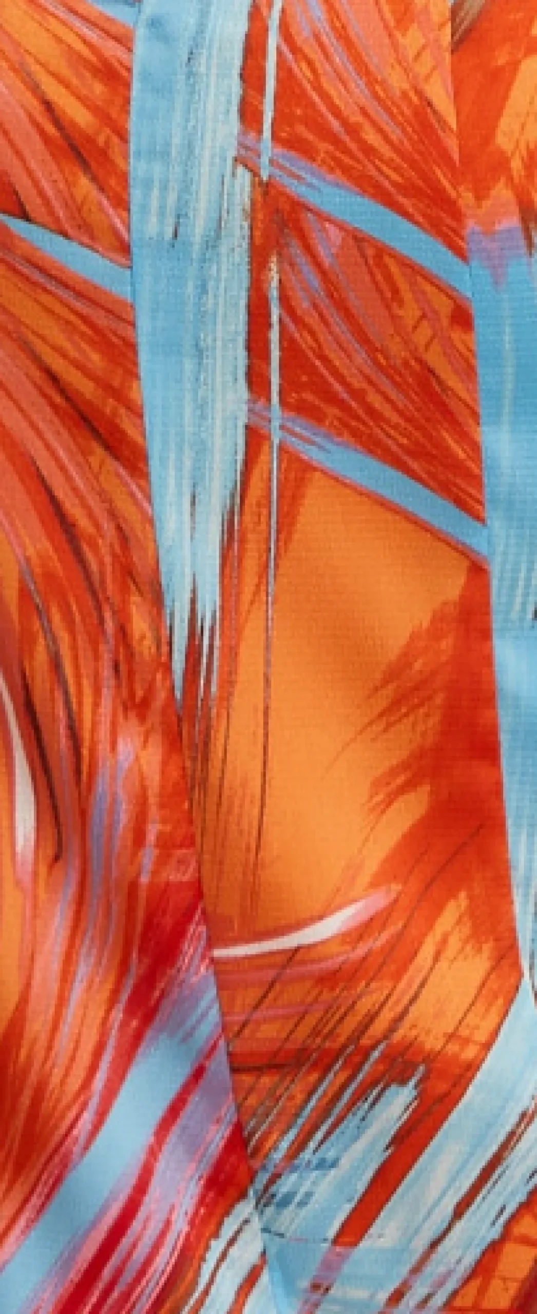 Women's Midi Dress in Orange with Puff Sleeves and Square Neck - Liquorish