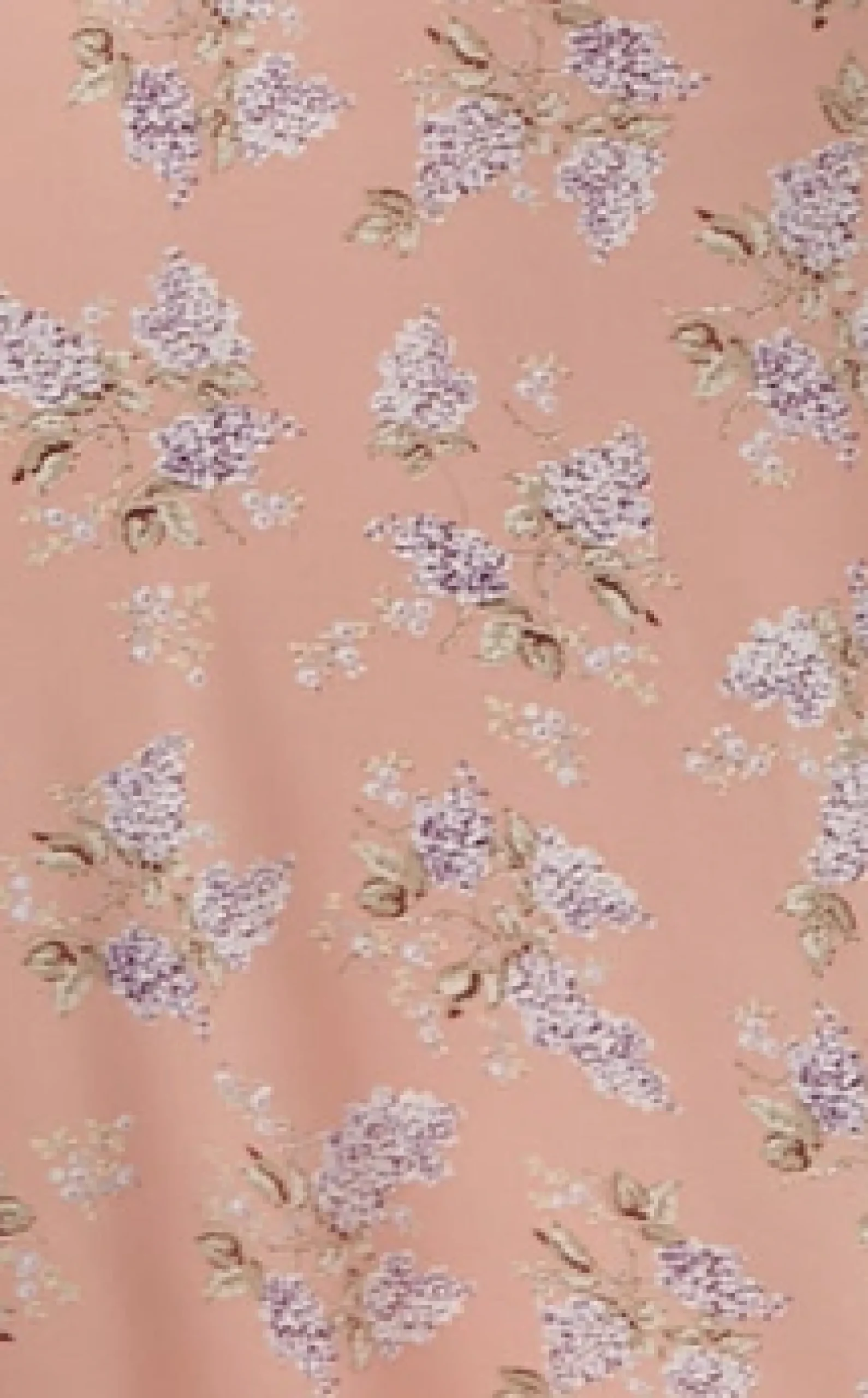Women’s Midi Dress in Pink with Short Sleeves and Tie Waist - Floral Print by Liquorish