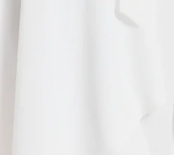 Women's Midi Dress in White with Angel Sleeves for Timeless Elegance - Liquorish