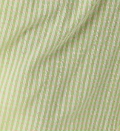 Women's Midi Dress with Frill Sleeves in Green Gingham - Cut Out Back and Tie Detail by Liquorish