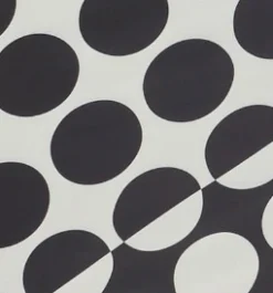 Women's Midi Dress with One Sleeve in Black and White Spot Print - Liquorish