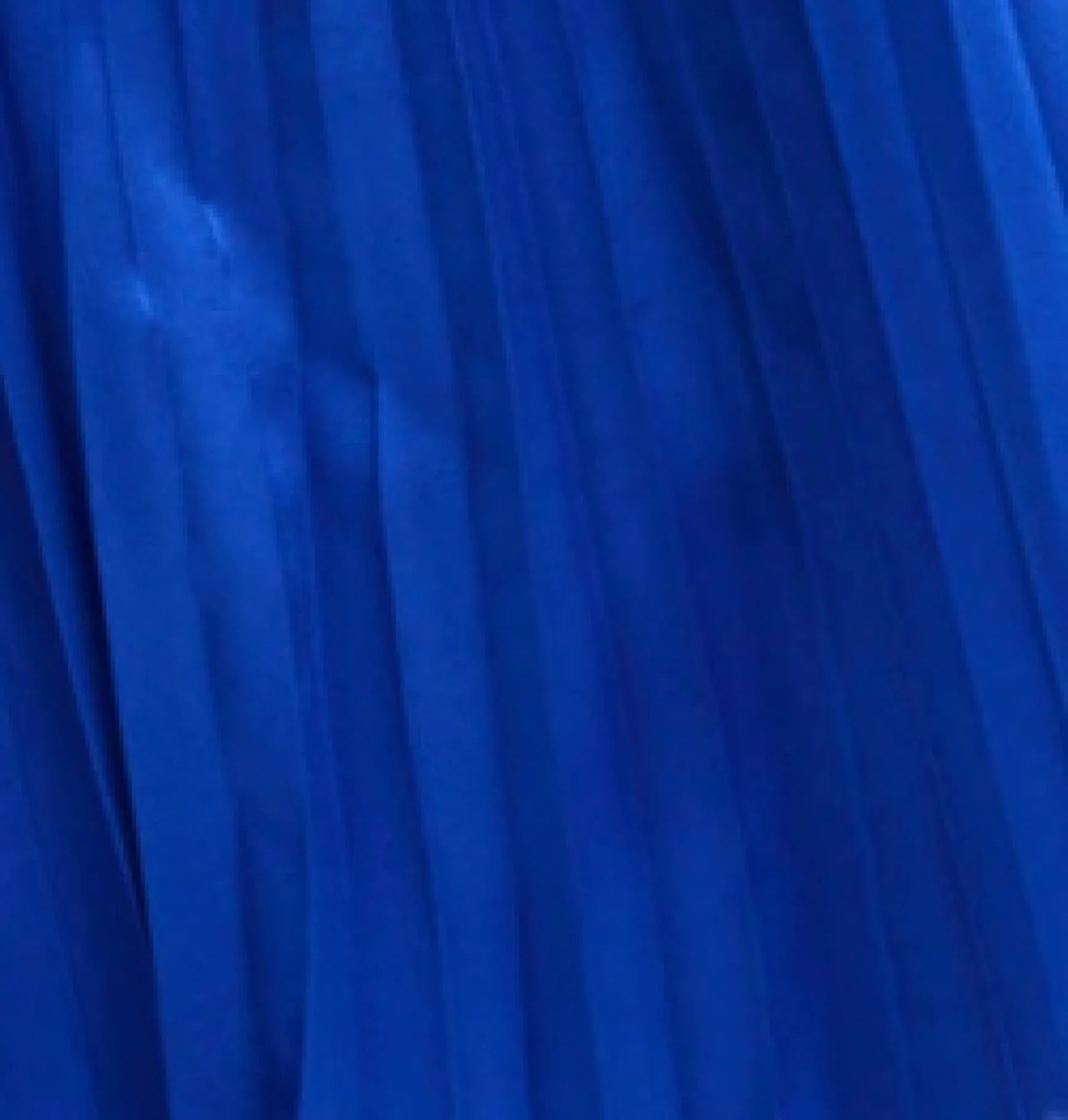 Women's Midi Dress with Pleat Details and V-Neck in Royal Blue - Liquorish