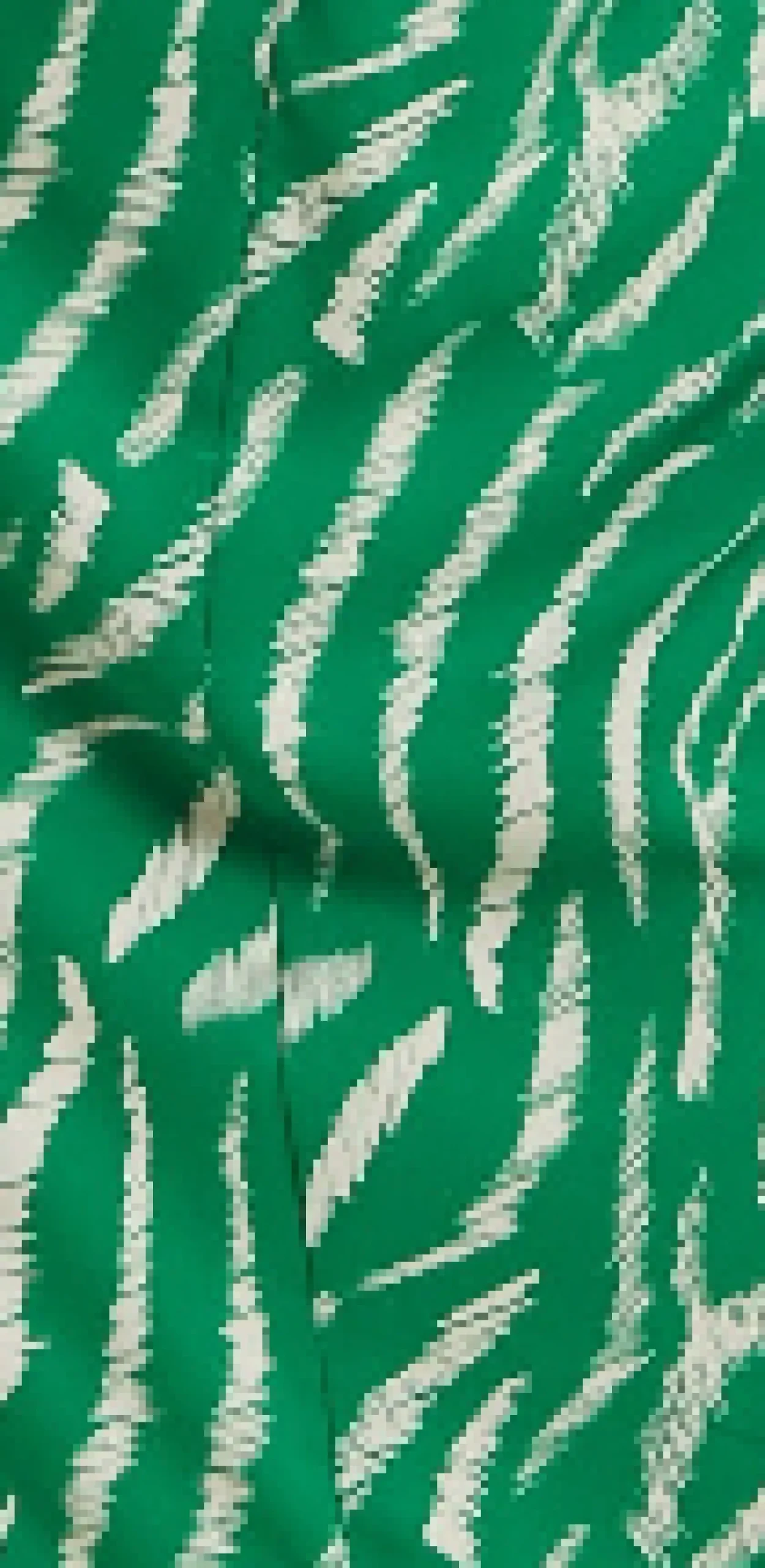 Women's Midi Dress with Short Sleeves in Green Zebra Print and Knot Front Design - Liquorish