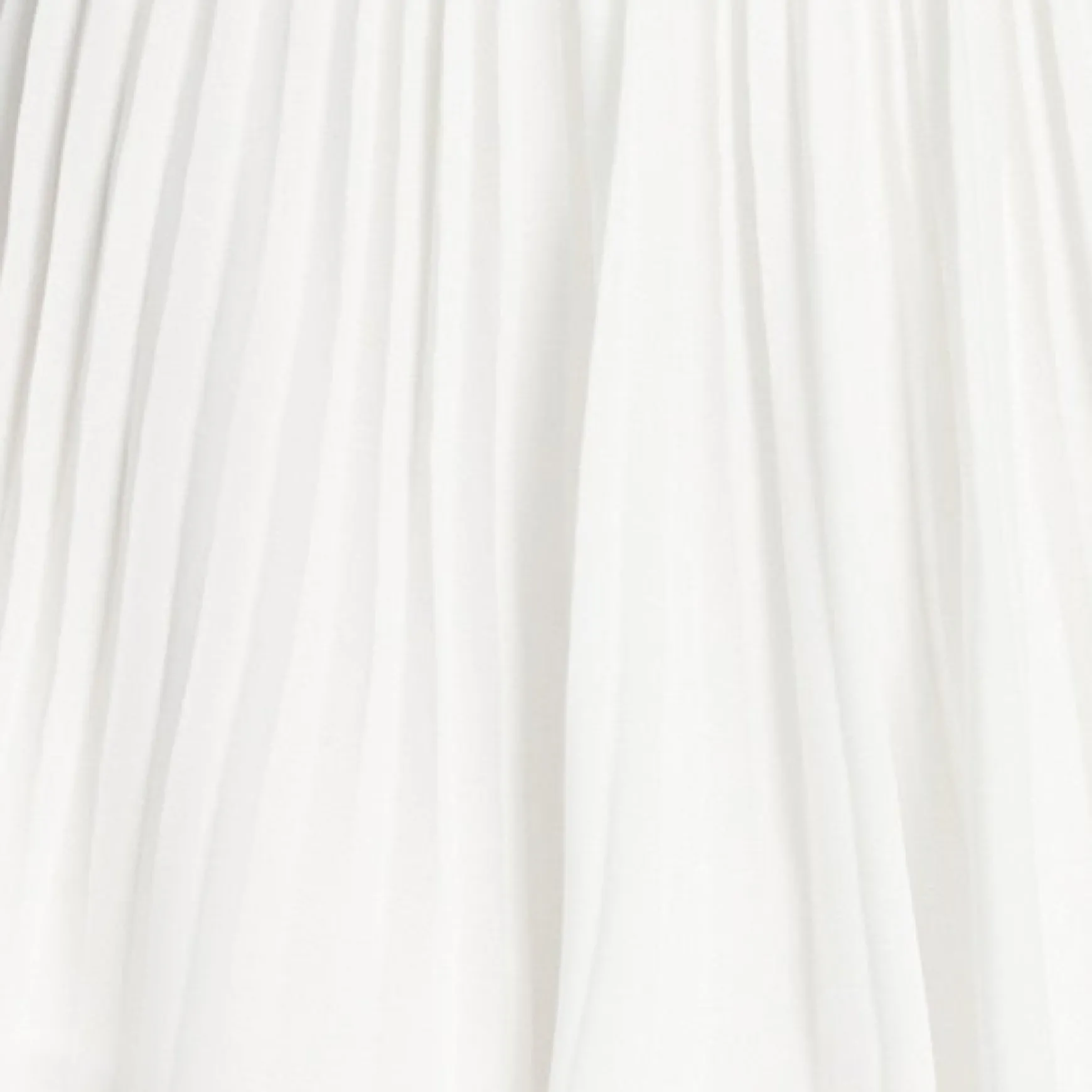 Women's Midi Dress with Sleeves in White - Pleated Frill Detail V Neck Style by Liquorish