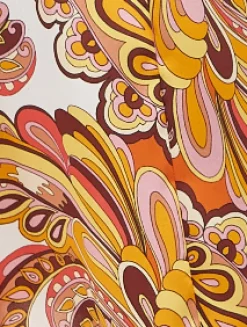 Women's Midi Wrap Dress in Vibrant Orange Floral with Short Sleeves - Stylish Design by Liquorish
