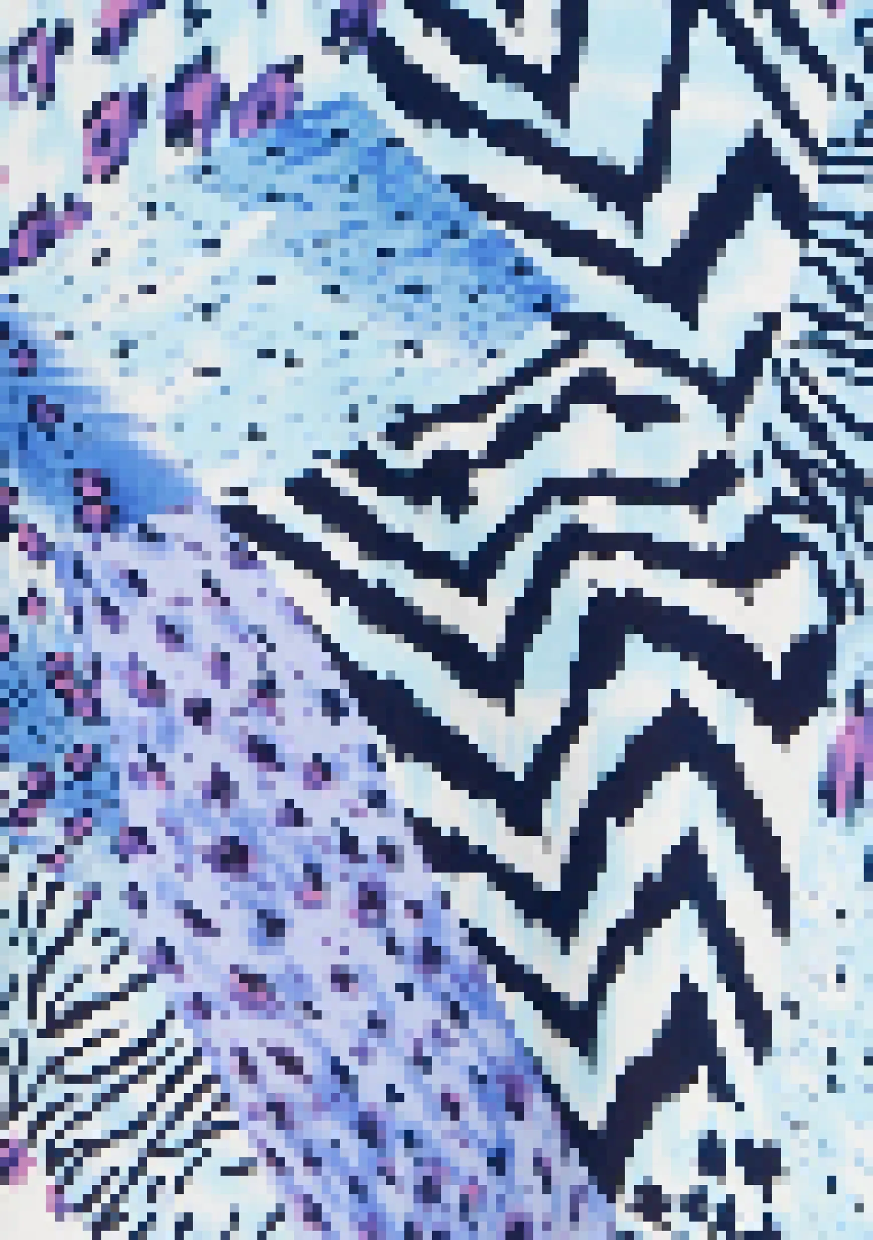 Women's Mini Dress in Blue with Long Sleeves and Mixed Animal Print Wrap Design - Liquorish