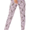 Women's Trousers in Lilac Animal Print with Tailored Fit & Straight Legs, Co-ord Set by Liquorish