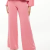 Women's Wide Leg Tracksuit in Pink - Casual Comfort with Elasticated Waist for Gym or Relaxed Days